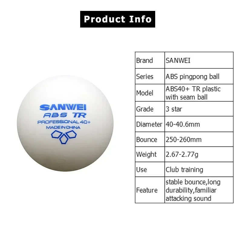 SANWEI-ABS TR 3 Star Table Ten - đánh giá và giá Table Tennis Video Game