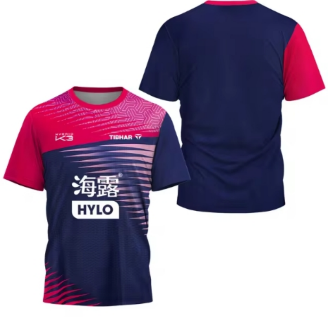 2024 Summer New Triangle Fragm - đánh giá và giá Table Tennis Club Jersey