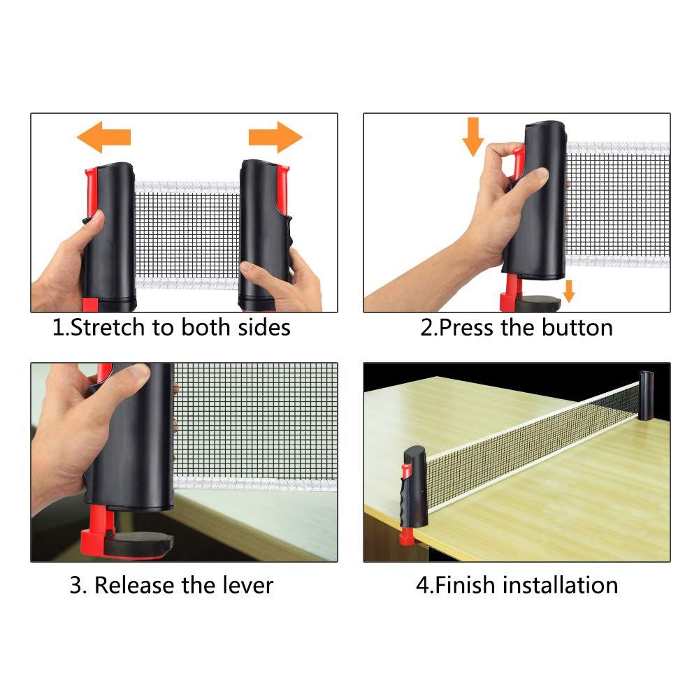Retractable Net Ping Pong Net  - đánh giá và giá Table Tennis Ace