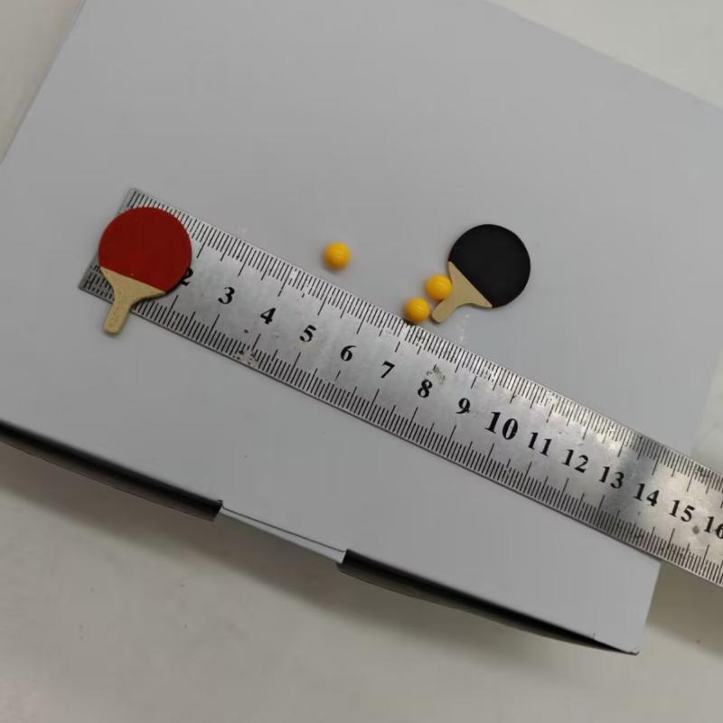 1Set Dollhouse Miniature Ping  - đánh giá và giá Table Tennis Balls