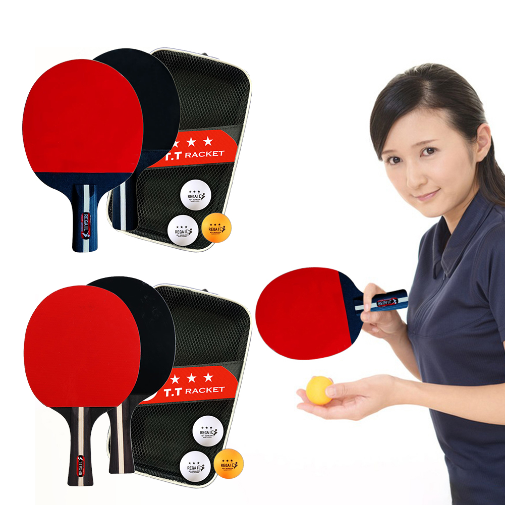 Table Tennis Racket 2 Rackets  - đánh giá và giá Table Tennis Ace