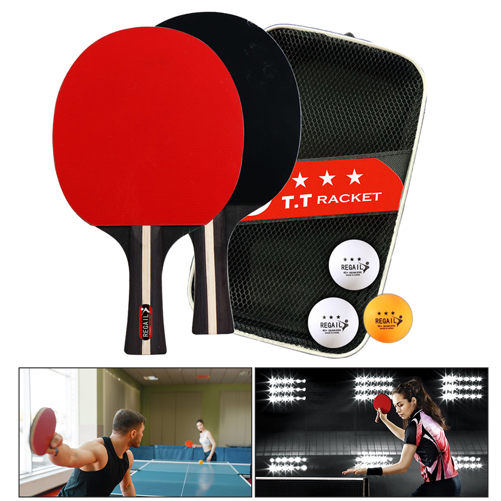 Table Tennis Racket 2 Rackets  - đánh giá và giá Table Tennis Ace