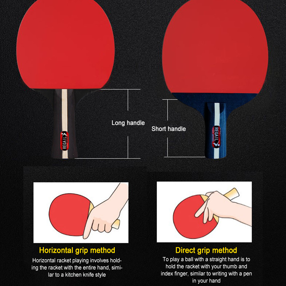 Table Tennis Racket 2 Rackets  - đánh giá và giá Table Tennis Ace