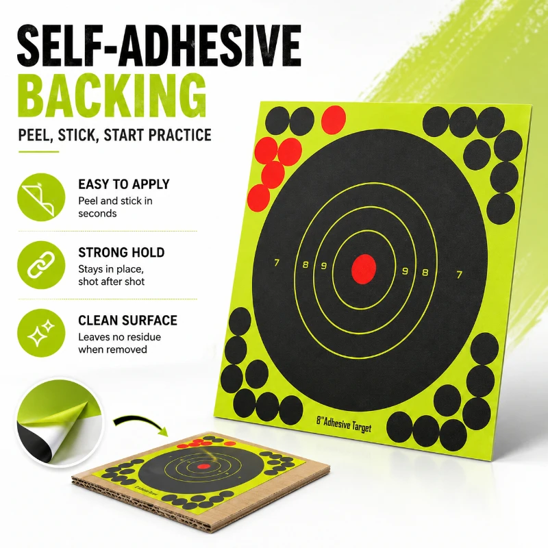 Easy‑to‑Peel Self‑Stick Practi - đánh giá và giá Practice Target Board