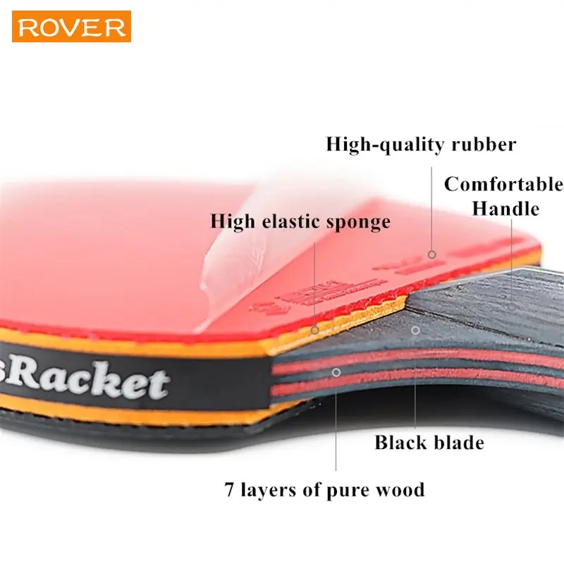 5/6 Star Table Tennis Racket 2 - đánh giá và giá Table Tennis Ace