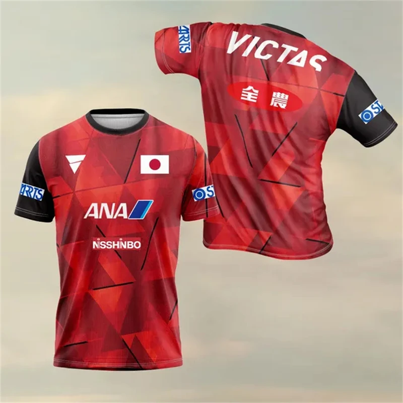 Fashionable and casual 3D prin - đánh giá và giá Table Tennis Club Jersey