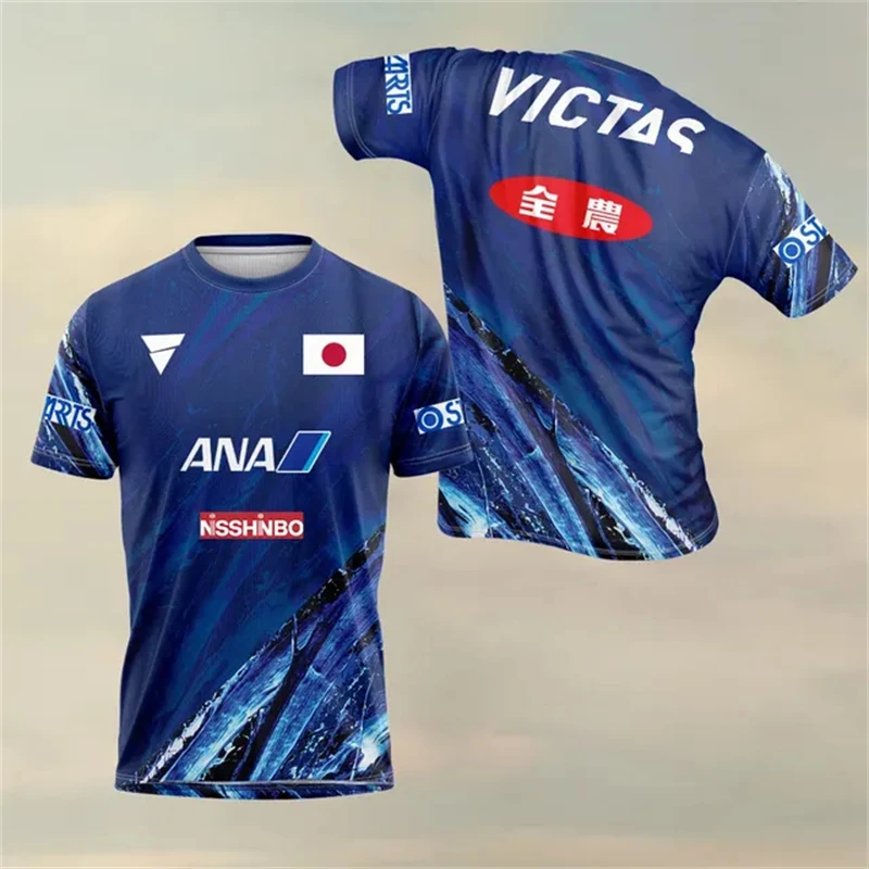 Fashionable and casual 3D prin - đánh giá và giá Table Tennis Club Jersey