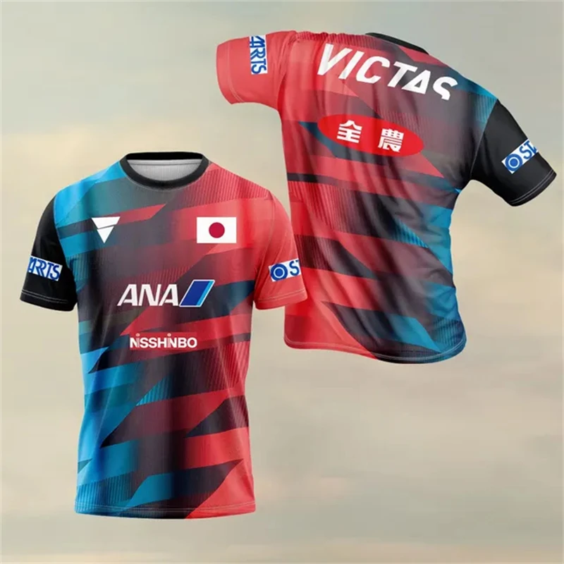 Fashionable and casual 3D prin - đánh giá và giá Table Tennis Club Jersey
