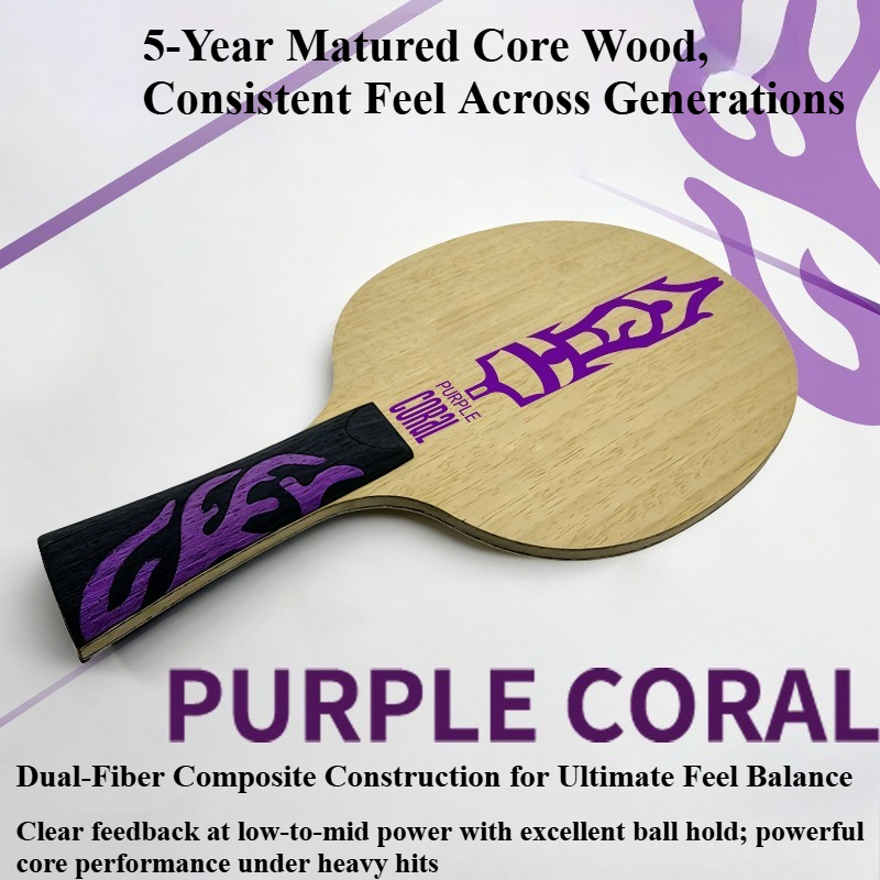 Meteor Purple Coral Table Tenn - đánh giá và giá Table Tennis Paddles