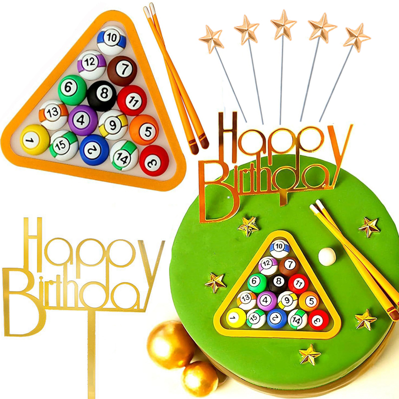 Billiard Ball Cake Decoration  - đánh giá và giá Table Tennis Balls