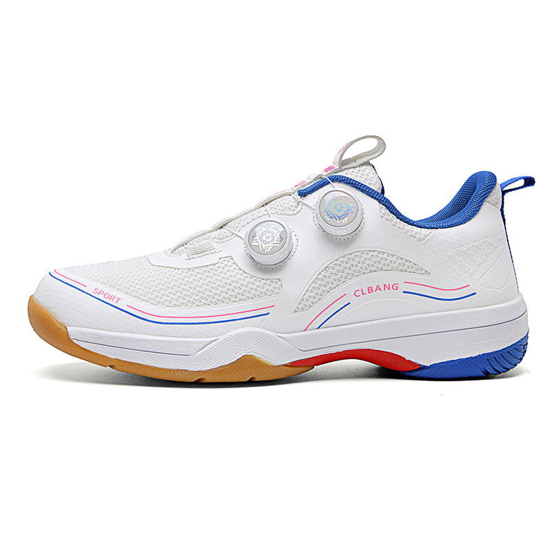 New Double Rotating Buckle Bad - đánh giá và giá Table Tennis Shoes Asics